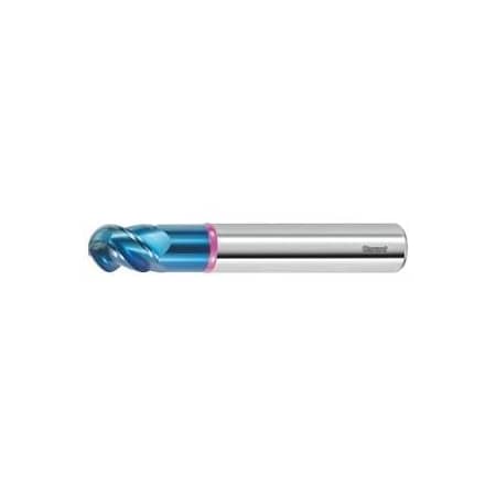 Garant Master TITAN Solid Carbide Ball Nose End Mill, for Titanium, TiAlN Coated, 8 mm 207482 8